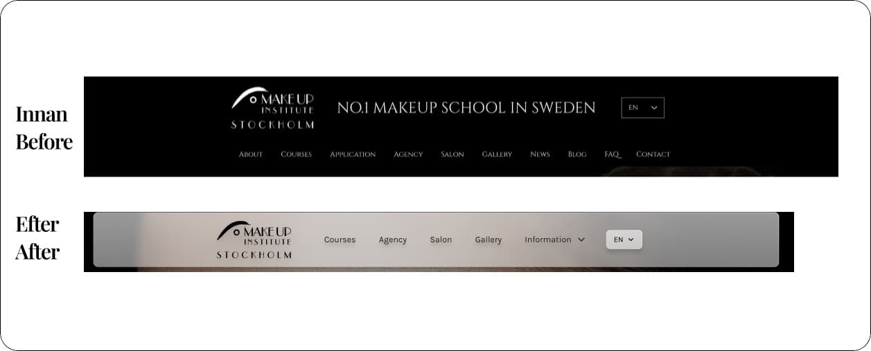 Make Up Institute Stockholm: Projektbilder 1