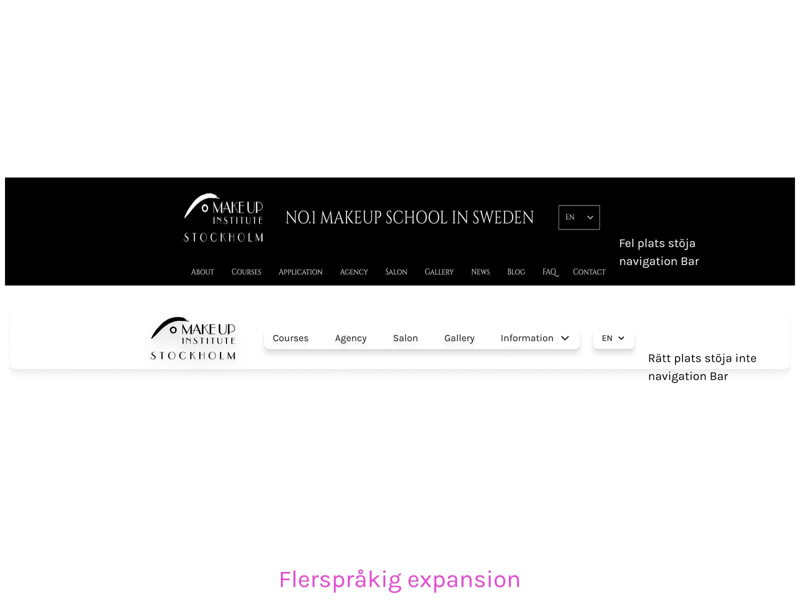 Make Up Institute Stockholm: Projektbilder 4