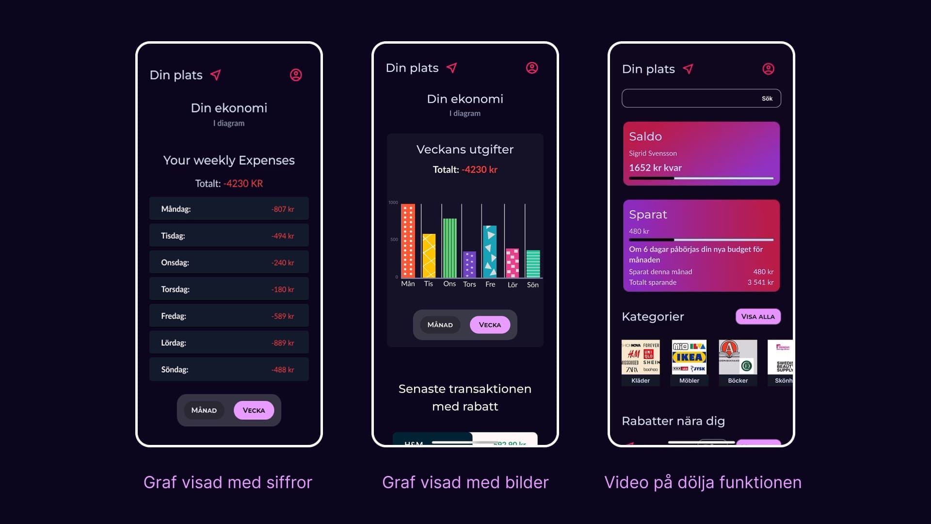 Student Ekonomi App: Projektbilder 3